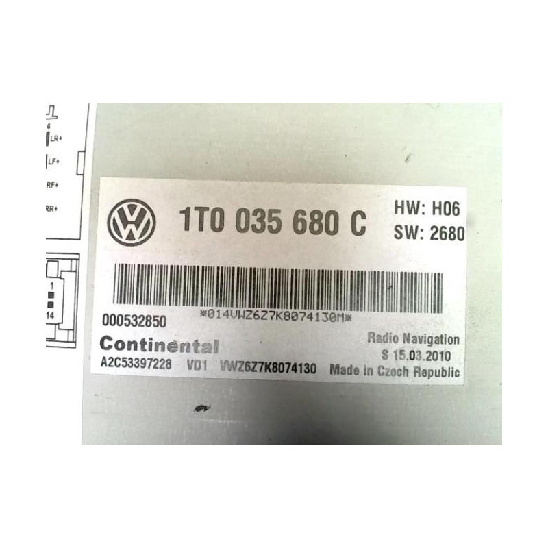 Autoradio d'origine VOLKSWAGEN GOLF 6 d’occasion