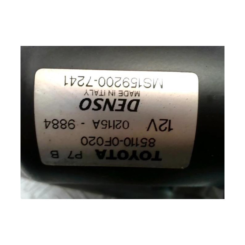 Moteur essuie glace avant TOYOTA COROLLA VERSO 2 PHASE 1 d’occasion