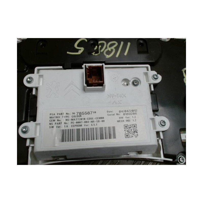 Compteur PEUGEOT 508 1 PHASE 1 d’occasion