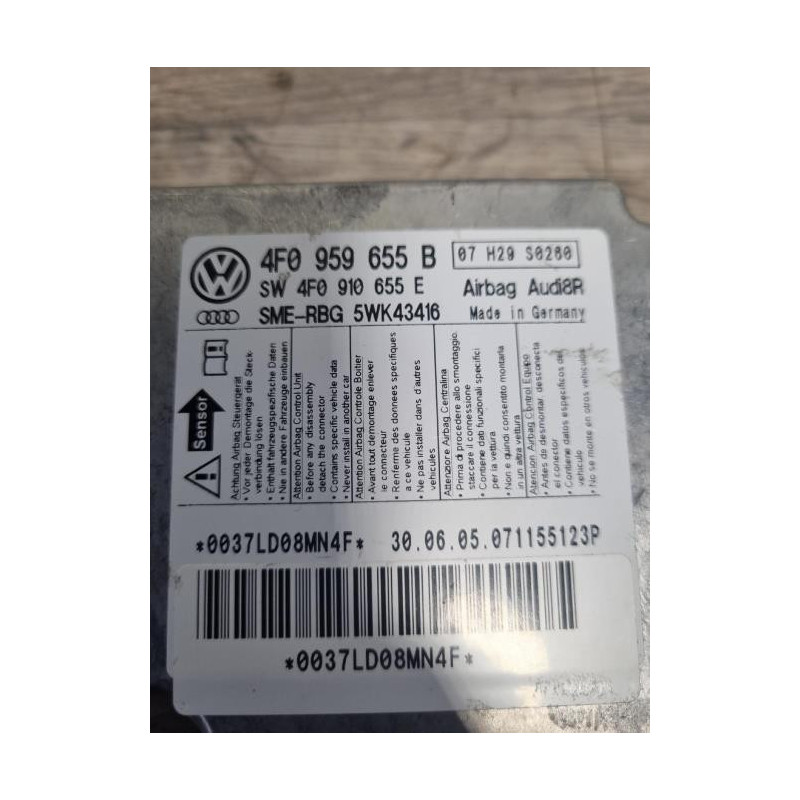 Boitier air bag AUDI A6 3 AVANT PHASE 1 BREAK d’occasion