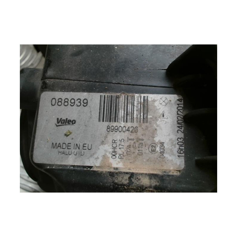Optique avant principal gauche (feux)(phare) RENAULT LAGUNA 2 PHASE 2 d’occasion
