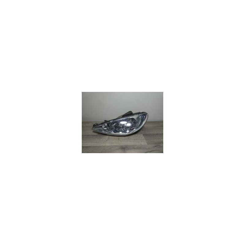 Optique avant principal gauche (feux)(phare) PEUGEOT 206 PHASE 2 d’occasion