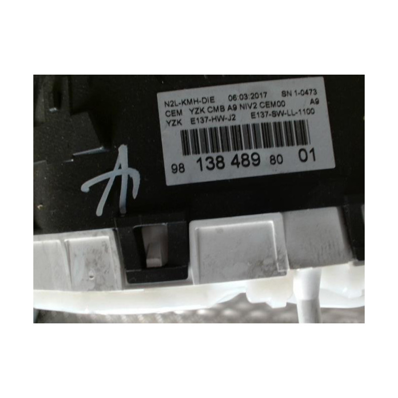 Compteur PEUGEOT 208 1 PHASE 2 d’occasion