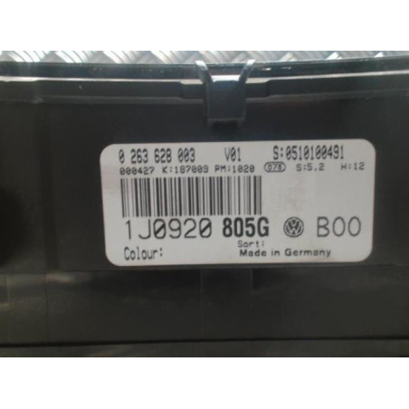 Compteur VOLKSWAGEN BORA d’occasion