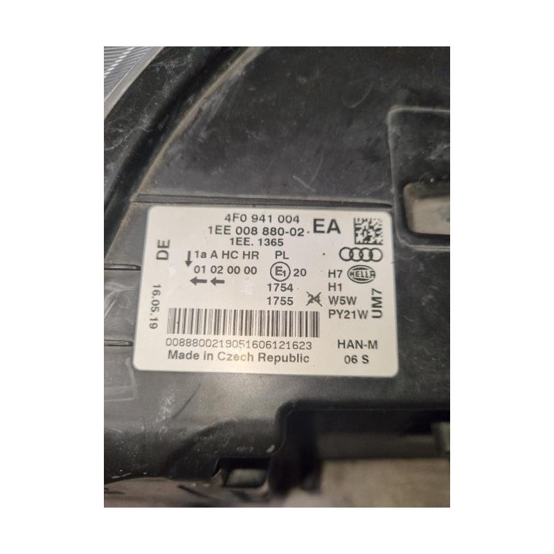Optique avant principal droit (feux)(phare) AUDI A6 3 AVANT PHASE 1 BREAK d’occasion