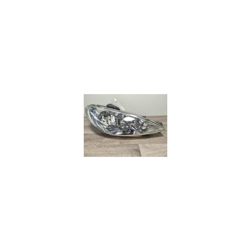 Optique avant principal droit (feux)(phare) PEUGEOT 206 PHASE 2 d’occasion
