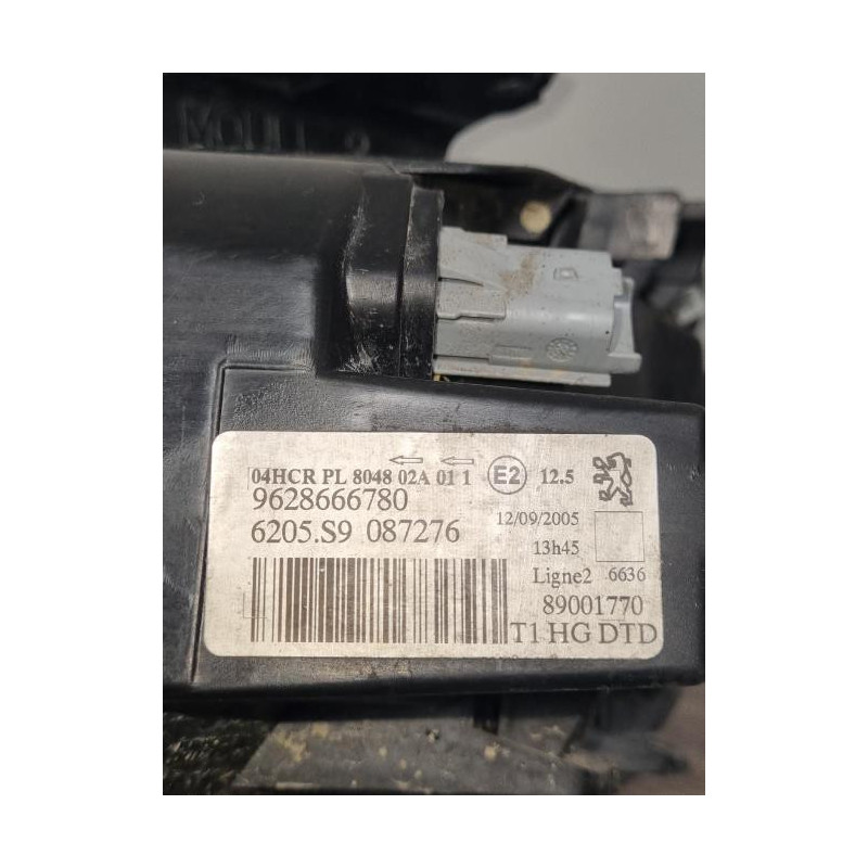 Optique avant principal droit (feux)(phare) PEUGEOT 206 PHASE 2 d’occasion