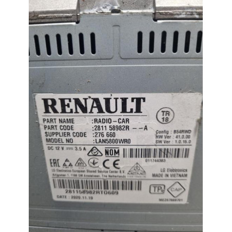 Autoradio d'origine DACIA DUSTER 2 PHASE 1 d’occasion