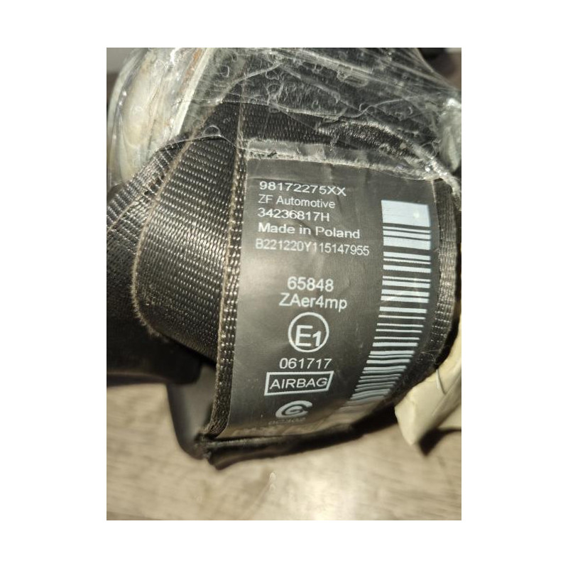 Ceinture avant gauche PEUGEOT RIFTER PHASE 1 d’occasion