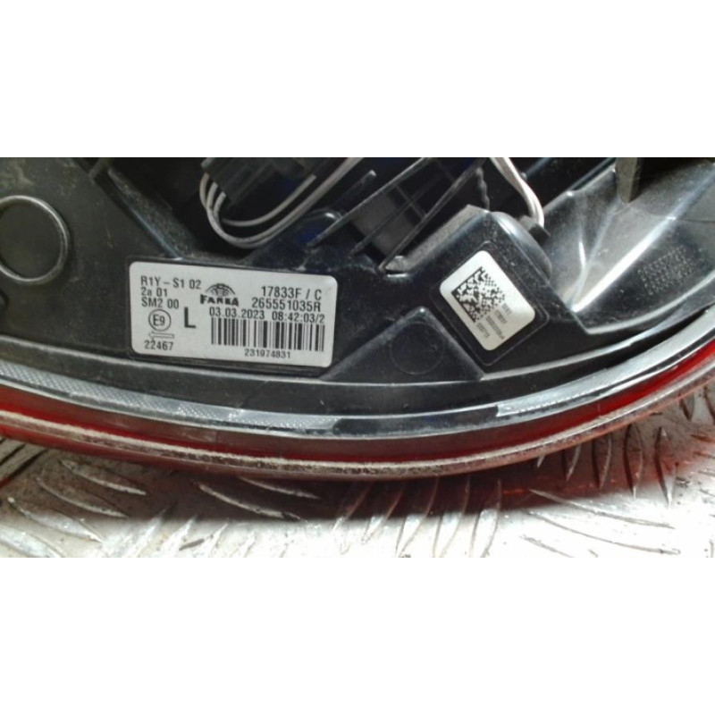 Feu arriere principal gauche (feux) RENAULT CLIO 5 PHASE 1 d’occasion