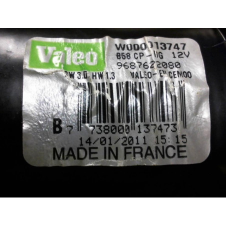 Mot. essuie glace avant droit CITROEN C4 PICASSO PHASE 2 d’occasion