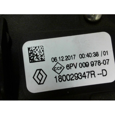 Potentiometre de pedale de gaz d'accelerateur RENAULT  d’occasion