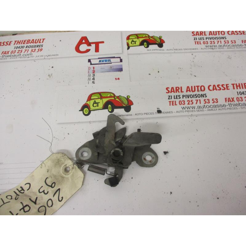 Serrure de capot PEUGEOT 206 d’occasion