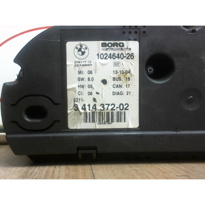 Compteur BMW X3 (E83) PHASE 1 d’occasion