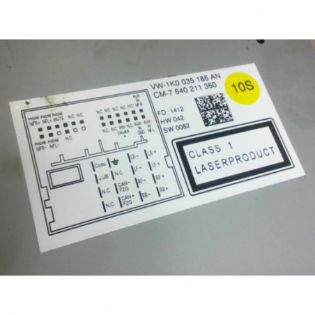 Autoradio d'origine VOLKSWAGEN GOLF VI d’occasion