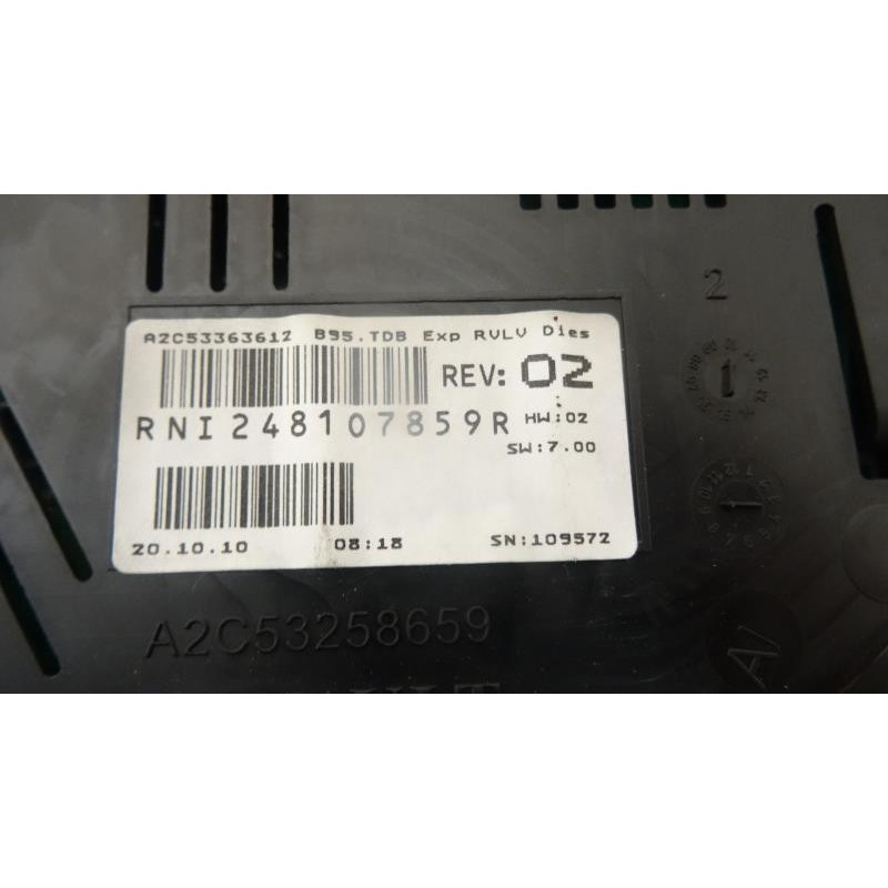 Compteur RENAULT MEGANE III PHASE 1 d’occasion