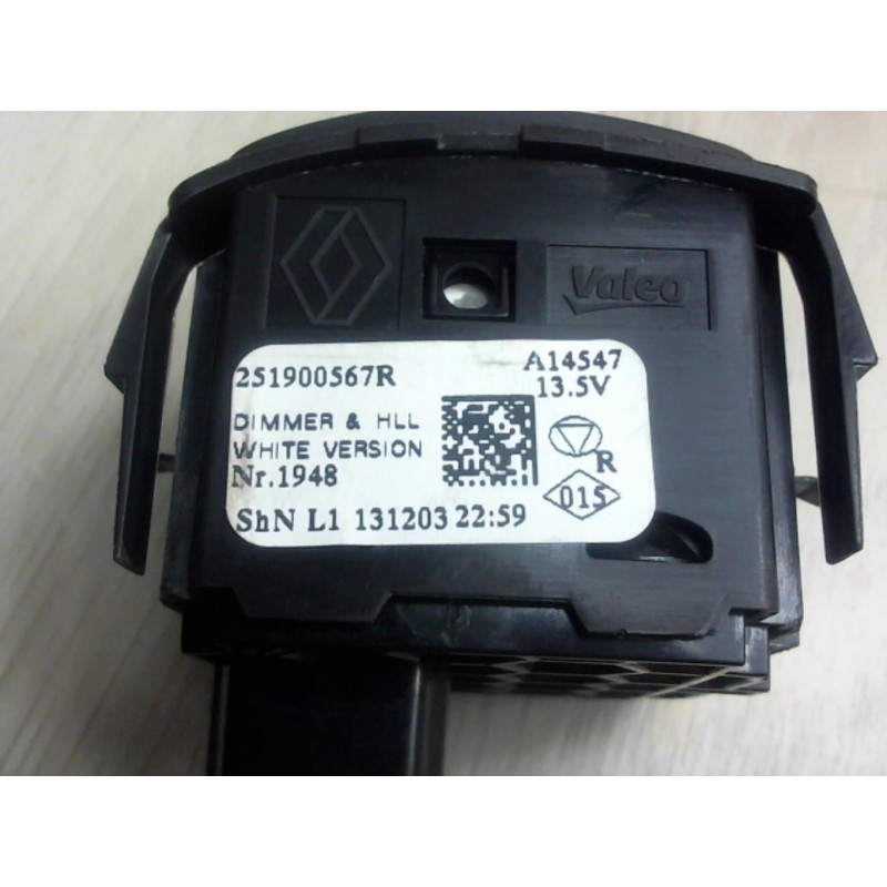 Commande de reglage hauteur de phare RENAULT CLIO IV d’occasion