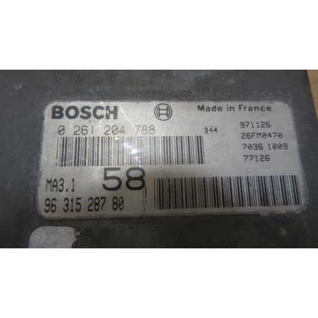 Calculateur PEUGEOT 106 PHASE 2 d’occasion