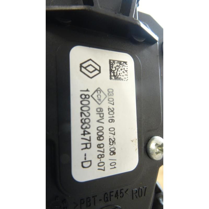Potentiometre de pedale de gaz d'accelerateur RENAULT CLIO IV IV DCI d’occasion