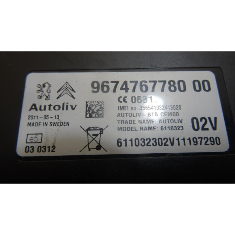 Module bluethooth OEM PEUGEOT RCZ PHASE 1 d’occasion