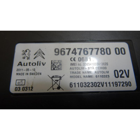 Module bluethooth OEM PEUGEOT RCZ PHASE 1 d’occasion