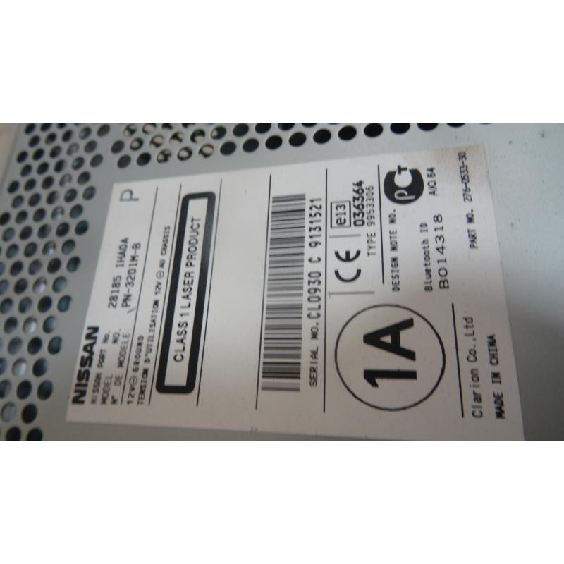 Autoradio d'origine NISSAN MICRA IV PHASE 1 d’occasion