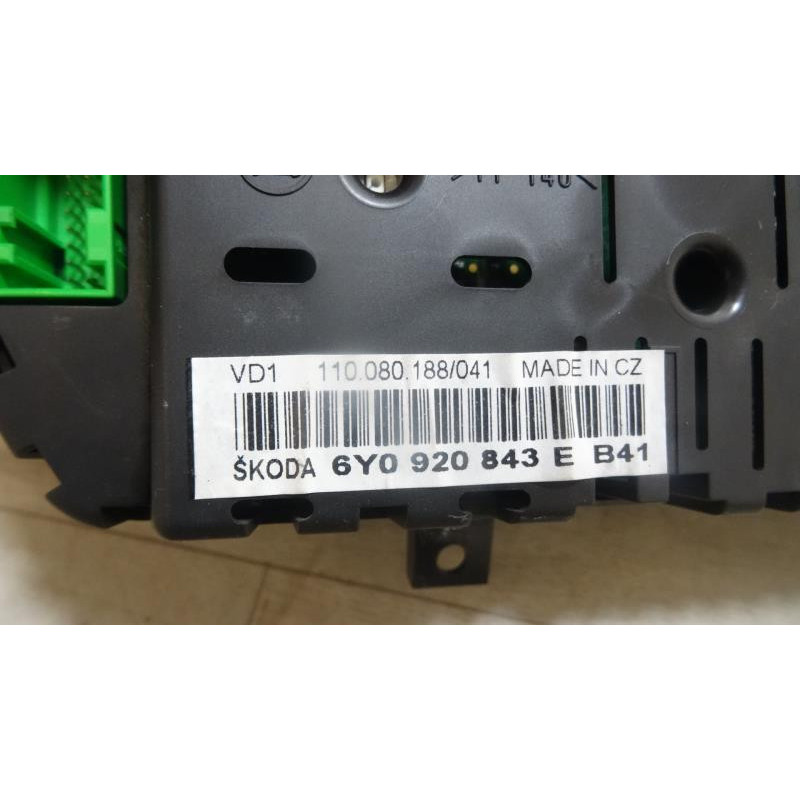 Compteur SKODA FABIA I PHASE 2 d’occasion