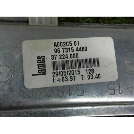 Leve vitre electrique avant gauche PEUGEOT 208 1.6 HDI d’occasion