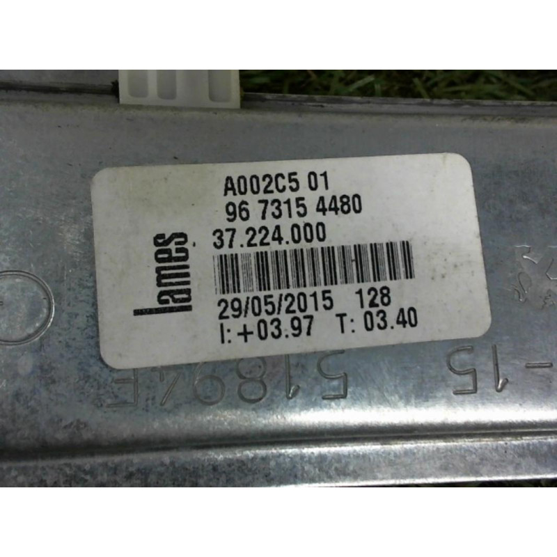 Leve vitre electrique avant gauche PEUGEOT 208 1.6 HDI d’occasion