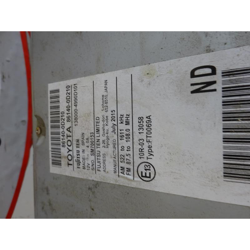 GPS TOYOTA YARIS III 1.5 HYBRID d’occasion