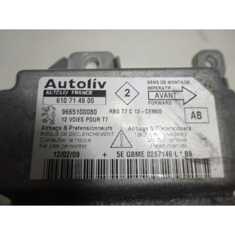 Boitier air bag PEUGEOT 308 PHASE 1 d’occasion