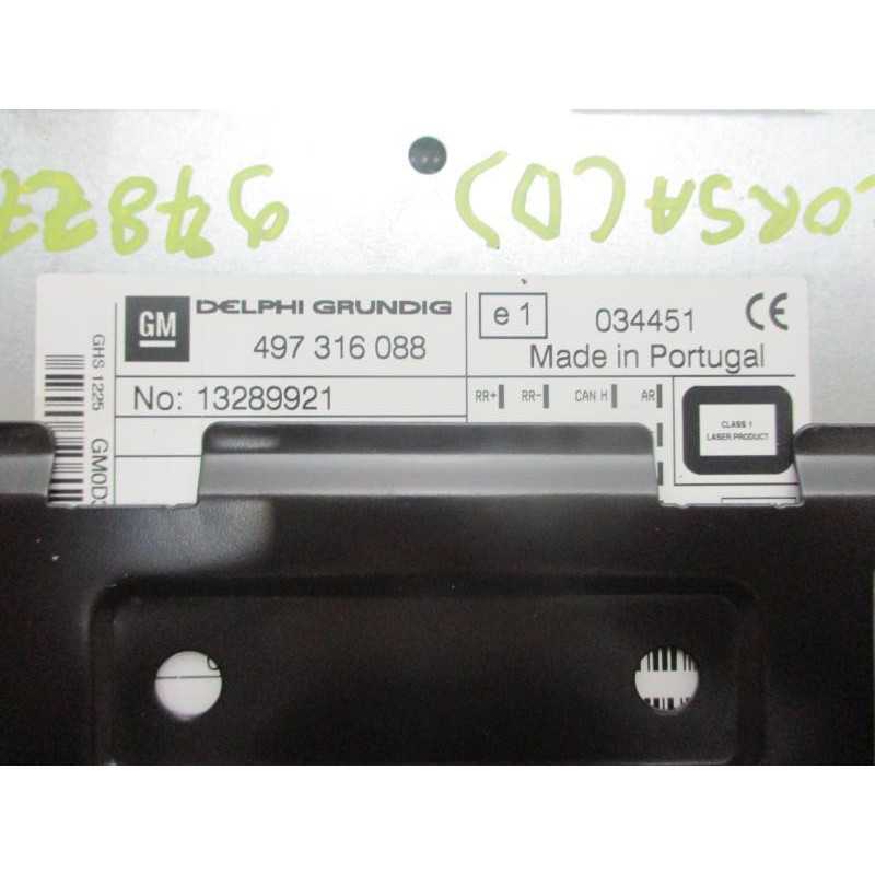 Autoradio d'origine OPEL CORSA (D) PHASE 1 d’occasion