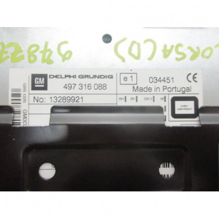 Autoradio d'origine OPEL CORSA (D) PHASE 1 d’occasion