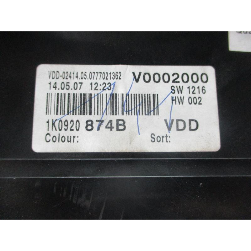 Compteur VOLKSWAGEN  d’occasion