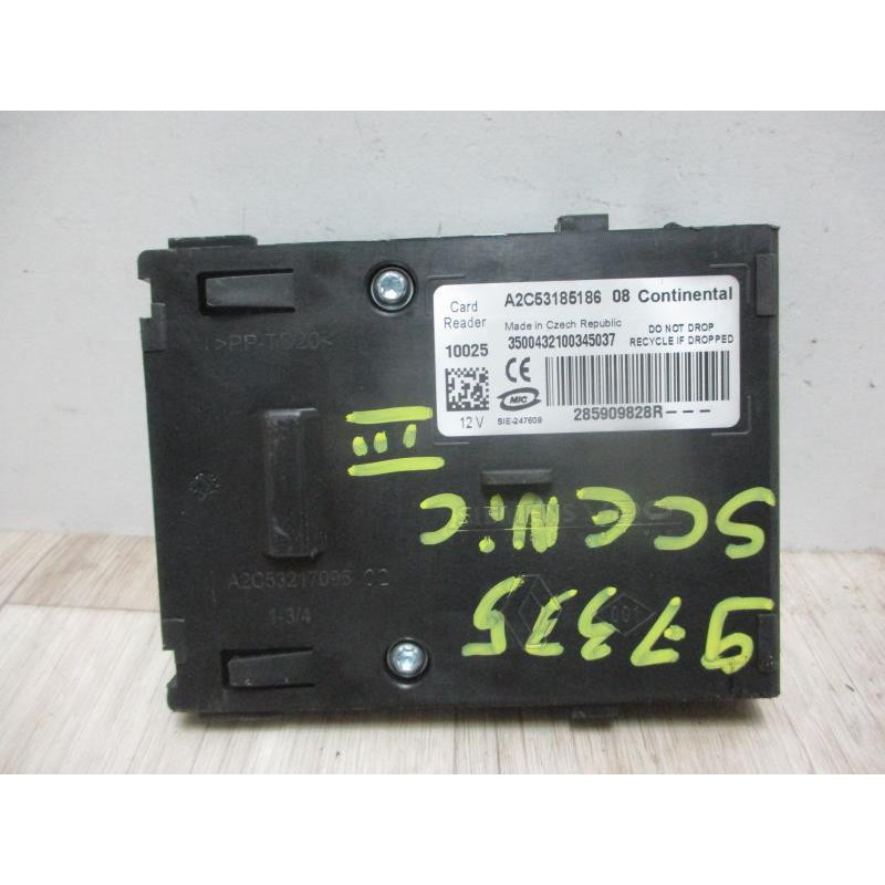 Lecteur de carte (neiman) RENAULT SCENIC III PHASE 1 d’occasion