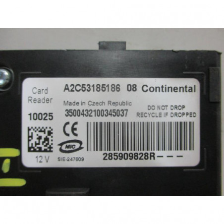 Lecteur de carte (neiman) RENAULT SCENIC III PHASE 1 d’occasion
