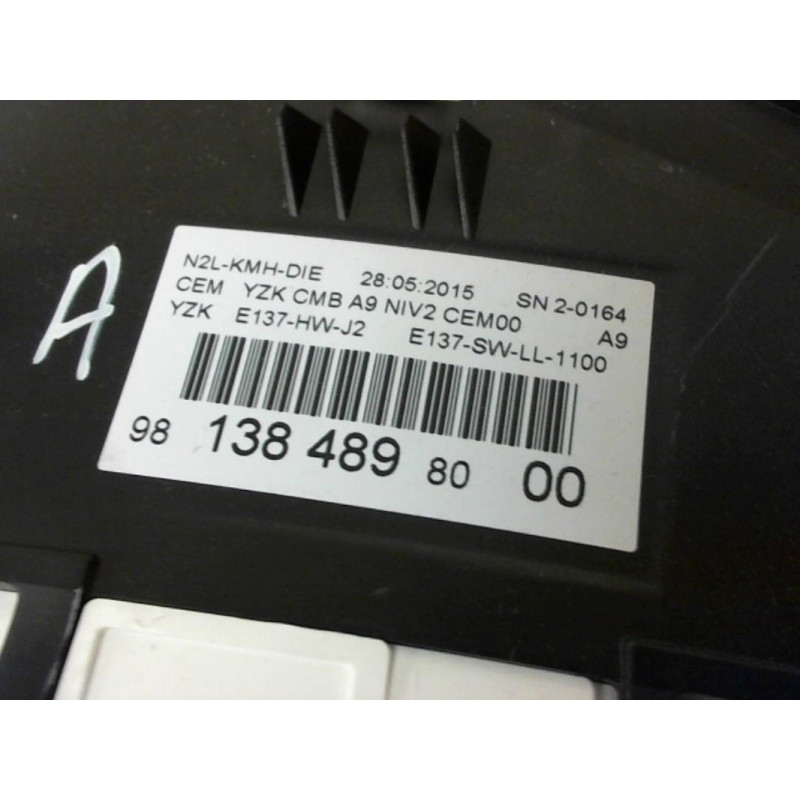Compteur PEUGEOT 208 1.6 HDI d’occasion