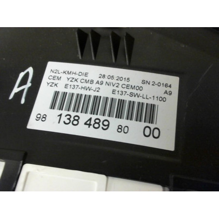 Compteur PEUGEOT 208 1.6 HDI d’occasion