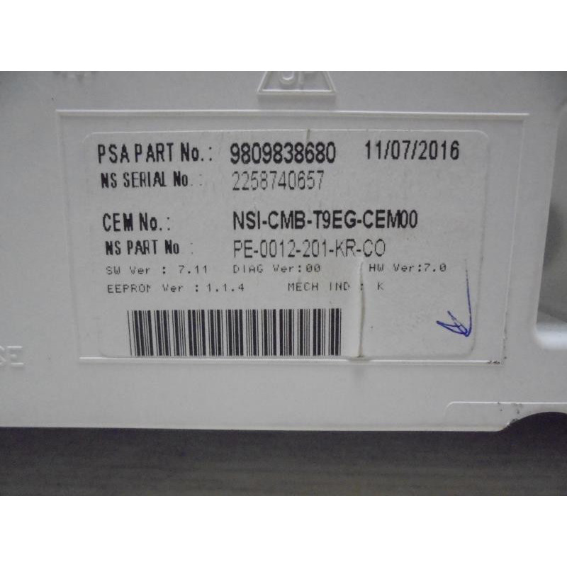 Compteur PEUGEOT 308 II d’occasion