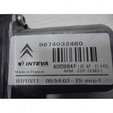 Mot. leve vitre avant droit CITROEN C4 PICASSO PHASE 2 d’occasion
