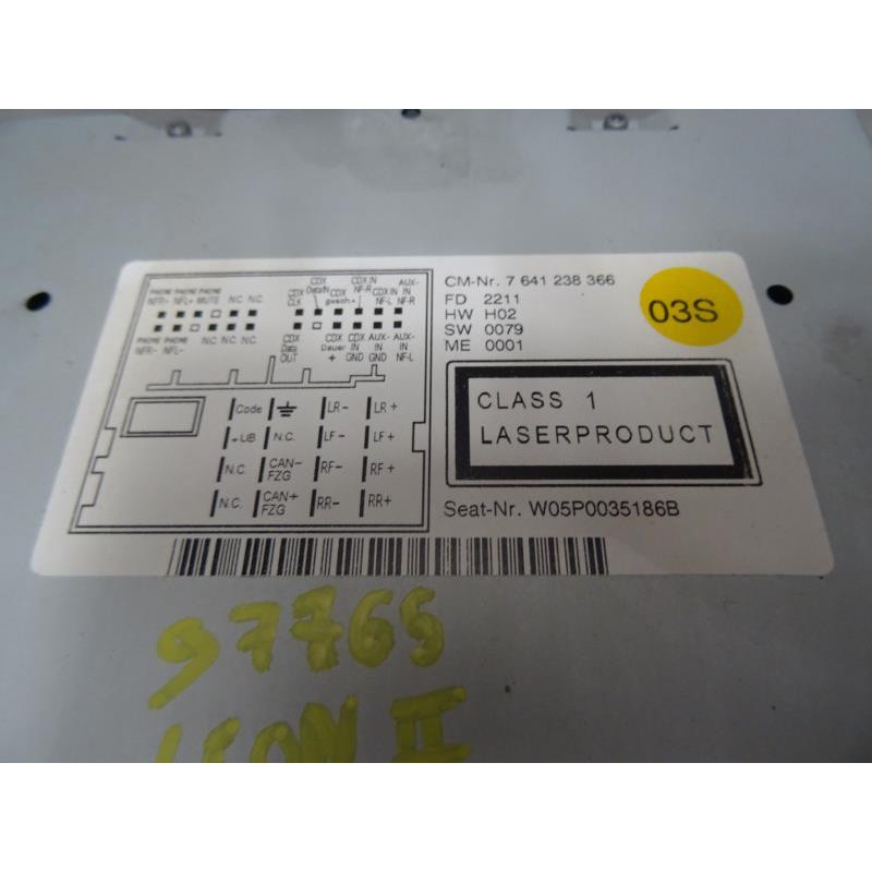 Autoradio d'origine SEAT LEON II PHASE 2 d’occasion