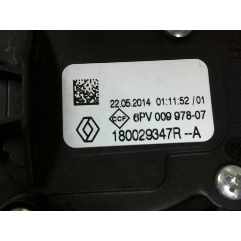 Potentiometre de pedale de gaz d'accelerateur RENAULT CAPTUR d’occasion