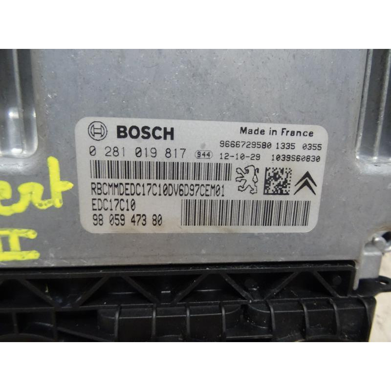 Calculateur moteur PEUGEOT EXPERT II PHASE 2 FOURGON d’occasion