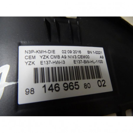 Compteur PEUGEOT 208 1 PHASE 2 d’occasion