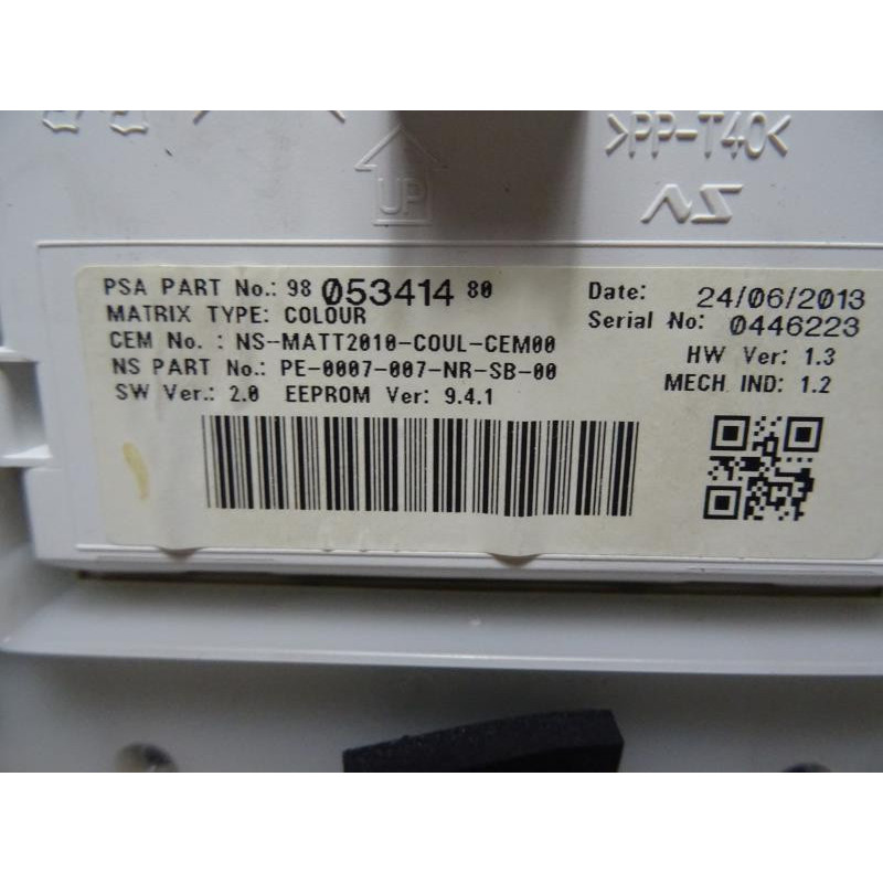 Compteur PEUGEOT 208 1 PHASE 1 d’occasion