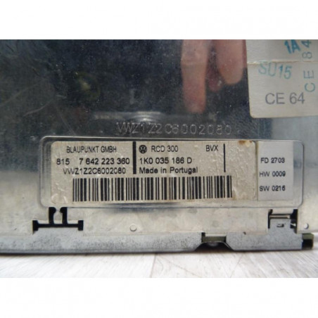 Autoradio d'origine VOLKSWAGEN TOURAN 1 PHASE 1 d’occasion