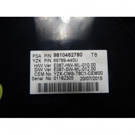 Compteur PEUGEOT 3008 1 PHASE 2 d’occasion