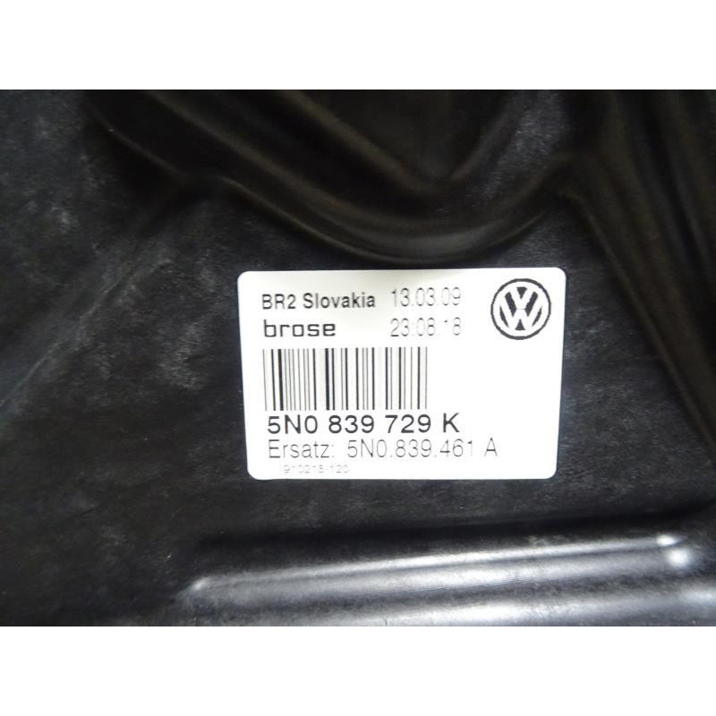 Mecanisme de leve vitre electrique arriere gauche VOLKSWAGEN TIGUAN 1 PHASE 1 d’occasion