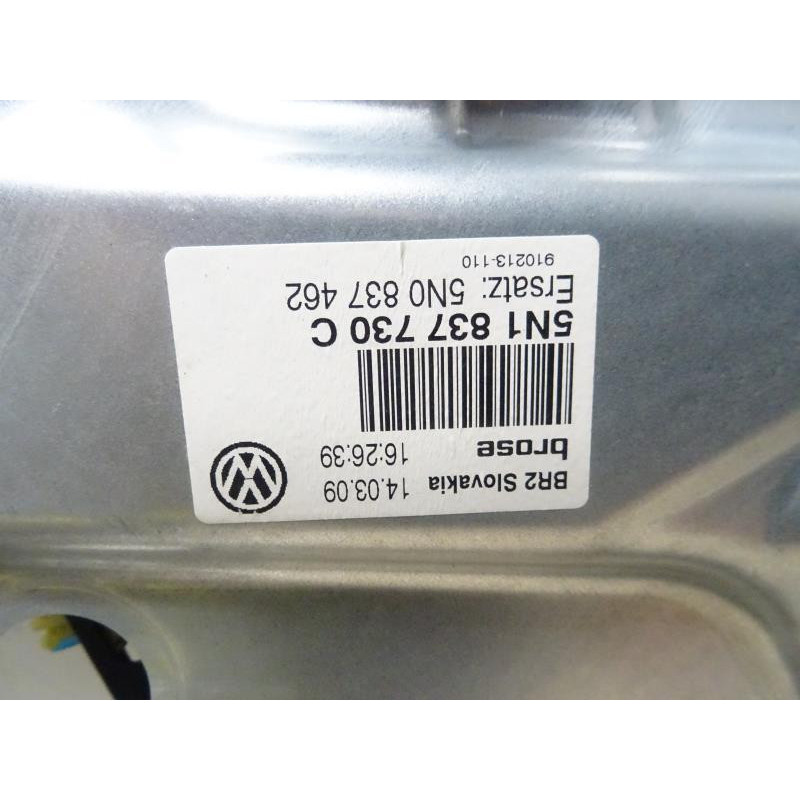 Mecanisme de leve vitre electrique avant droit VOLKSWAGEN TIGUAN 1 PHASE 1 d’occasion