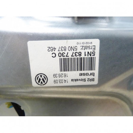 Mecanisme de leve vitre electrique avant droit VOLKSWAGEN TIGUAN 1 PHASE 1 d’occasion